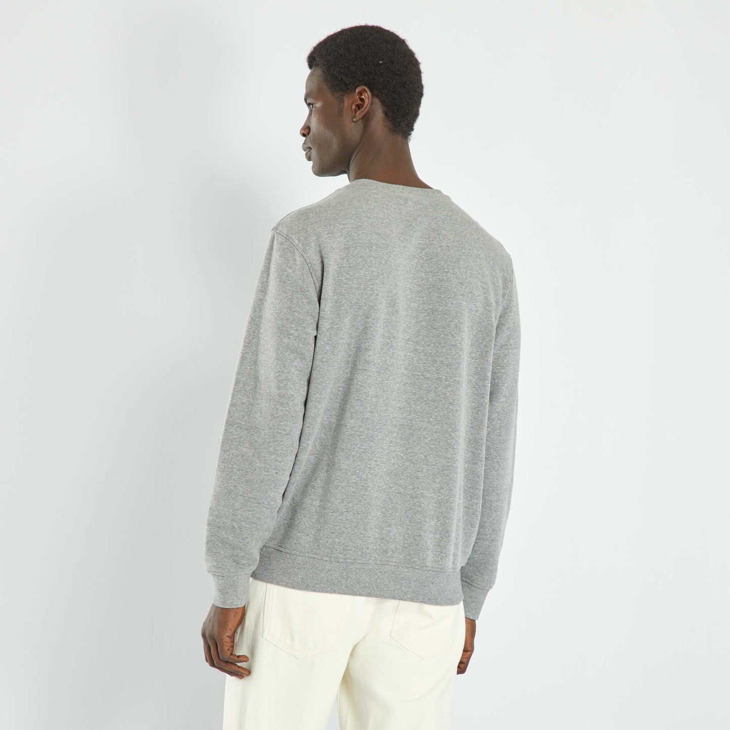 Plain sweatshirt GREY