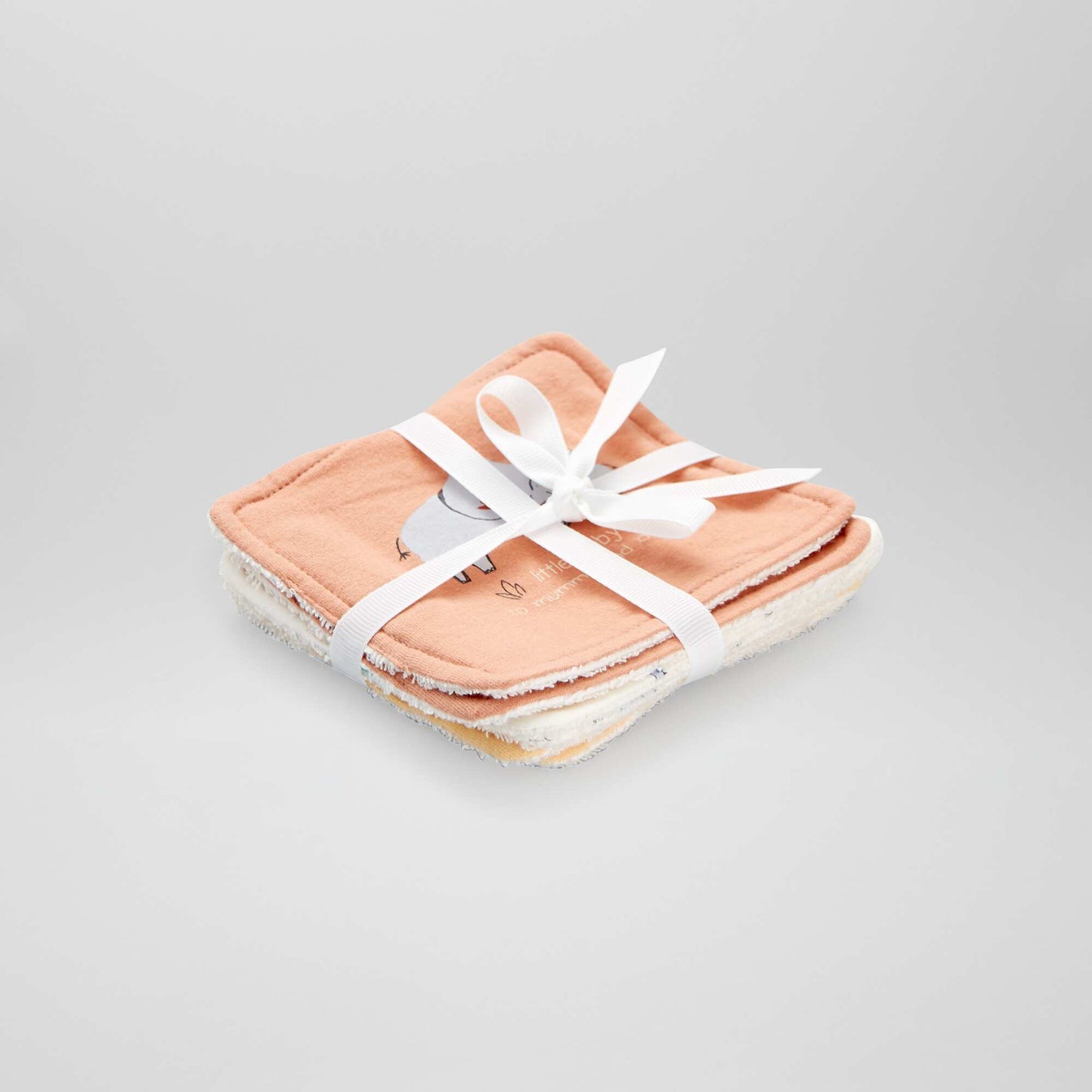 عبوة من 6 مناديل قابلة للغسل أبيض