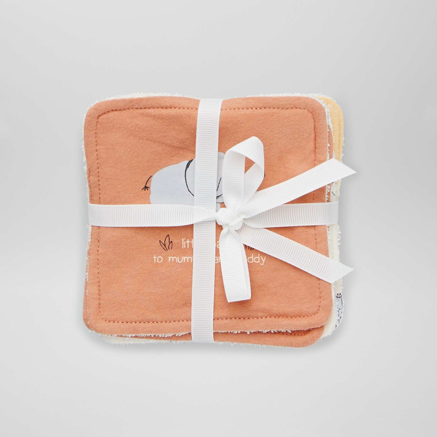 عبوة من 6 مناديل قابلة للغسل أبيض