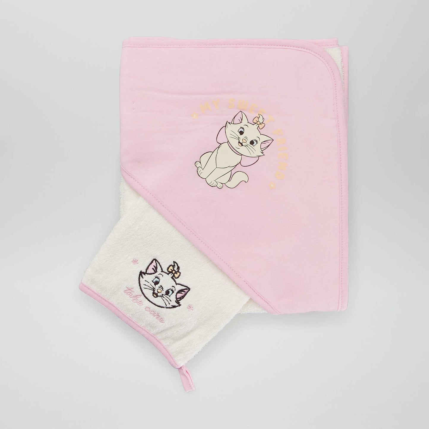 Disney hooded bath towel PINK