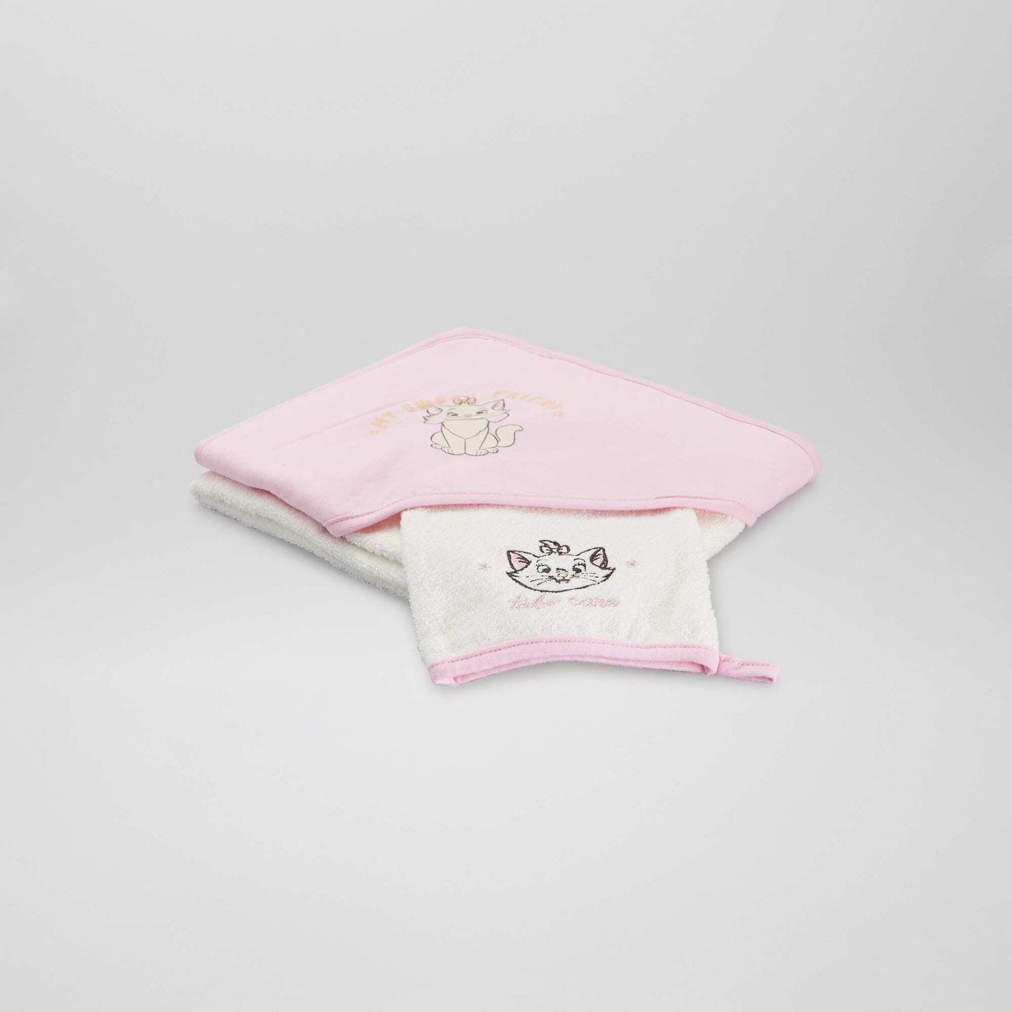 Disney hooded bath towel PINK