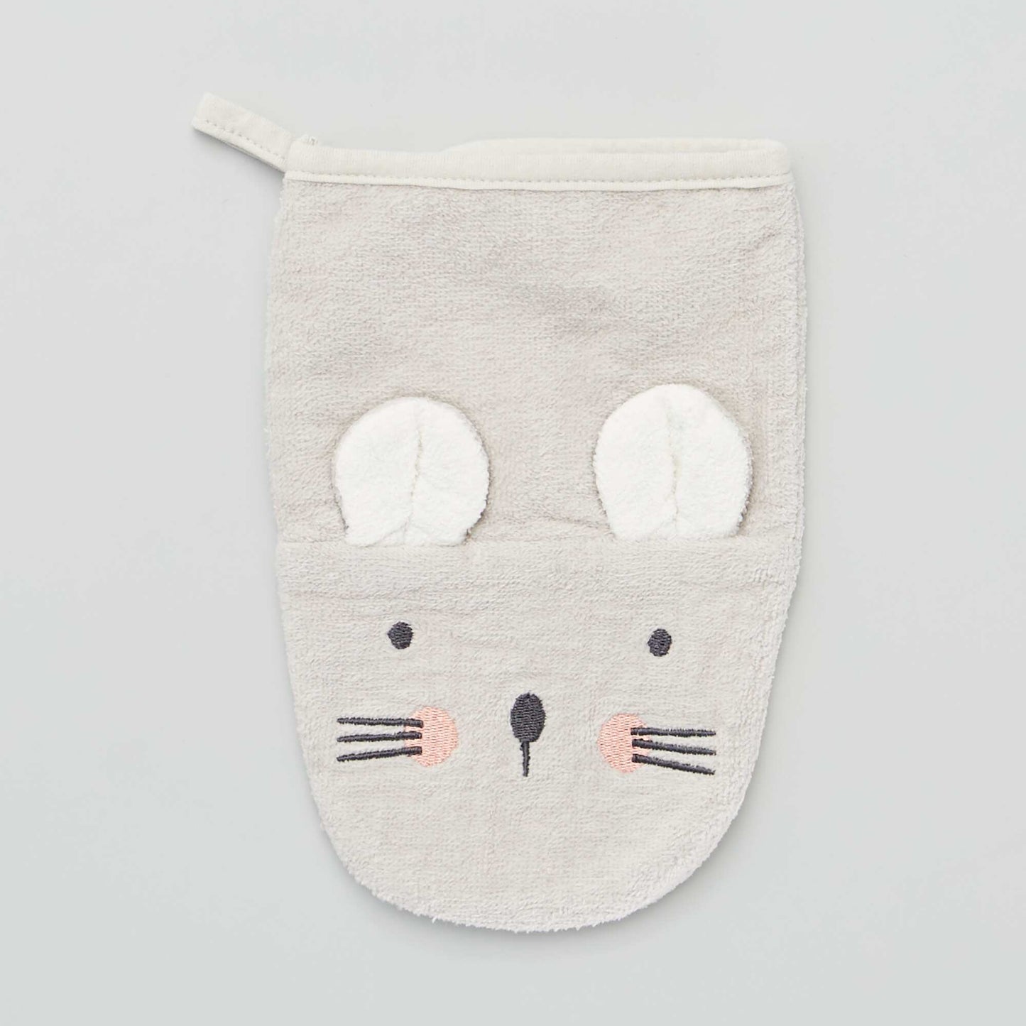 Pack of 2 animal wash mitts PINK