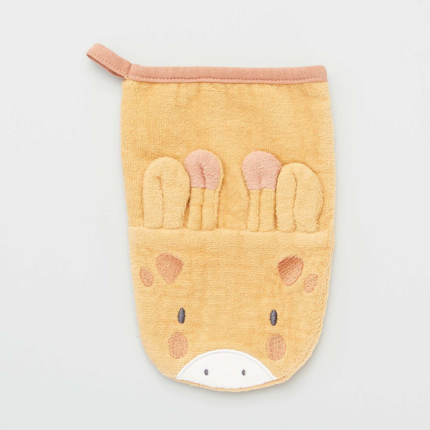 Pack of 2 animal wash mitts YELLOW