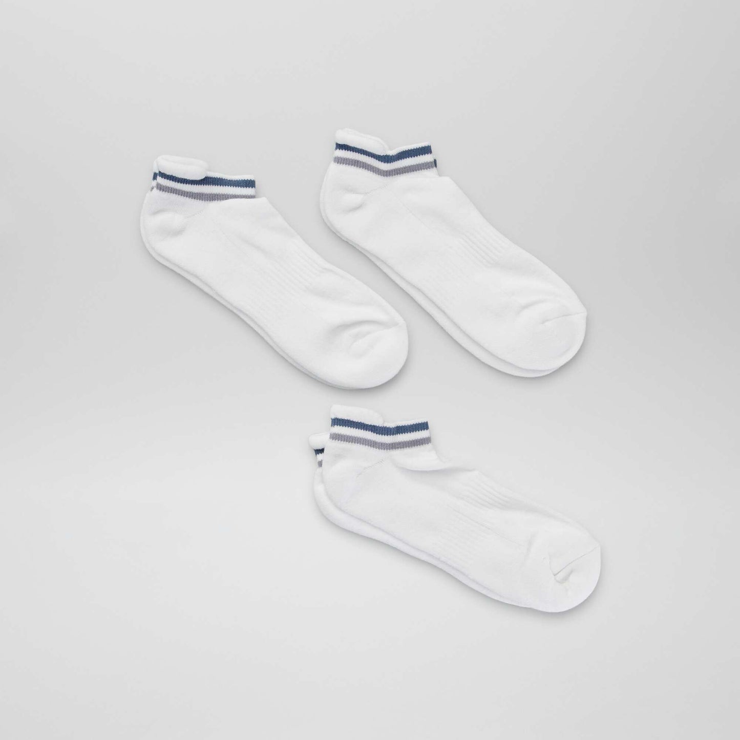 Invisible sports socks - Pack of 3 BLUE