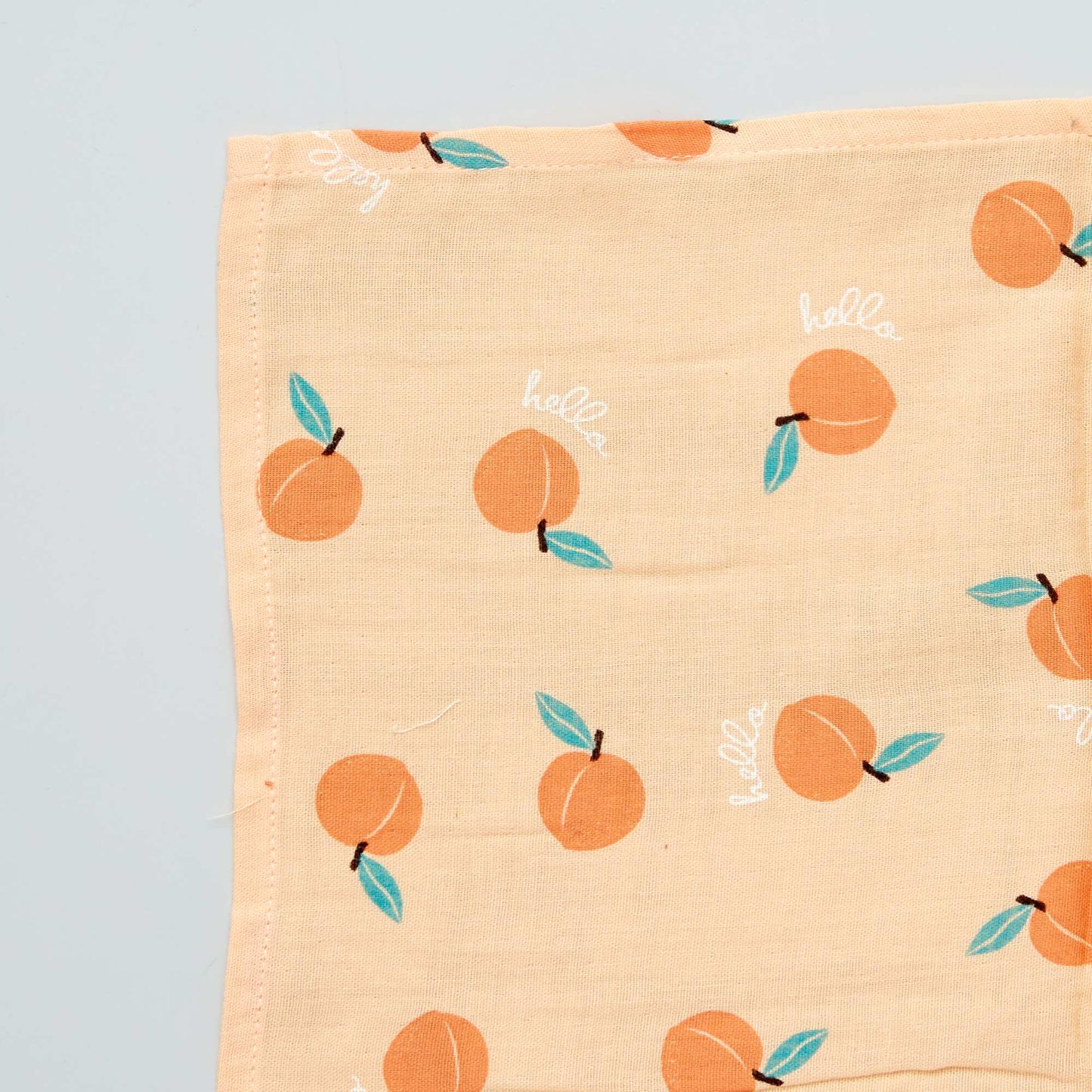 Oversized cotton cloth square ORANGE