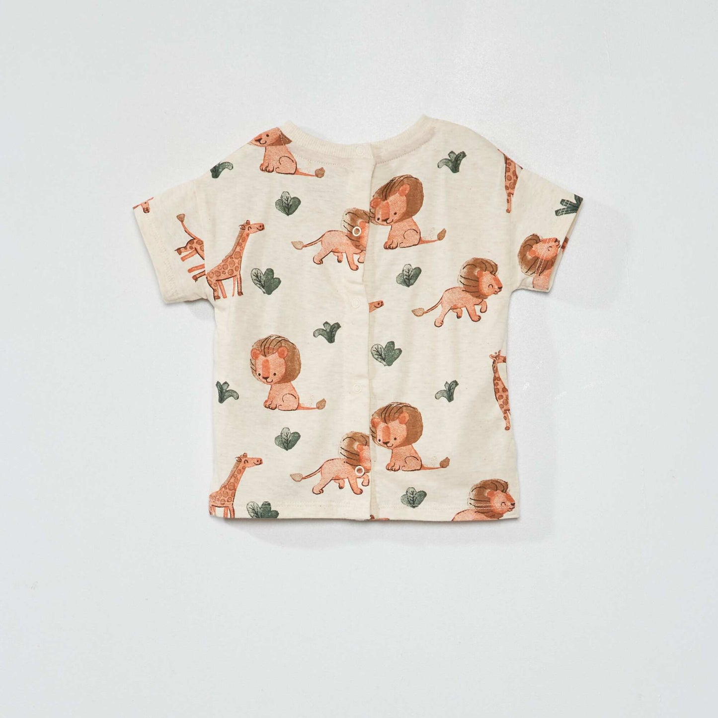 Printed T-shirt BEIGE