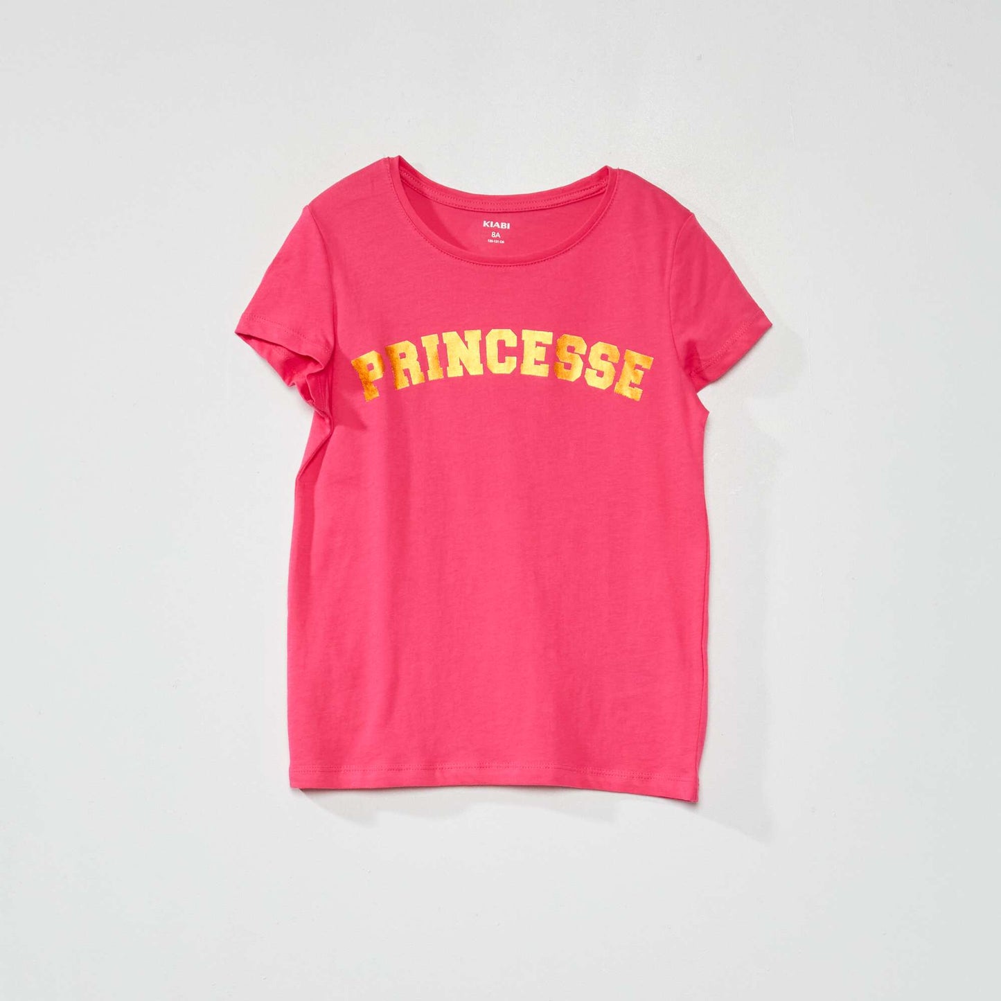 Round-neck T-shirt with cute print PINK