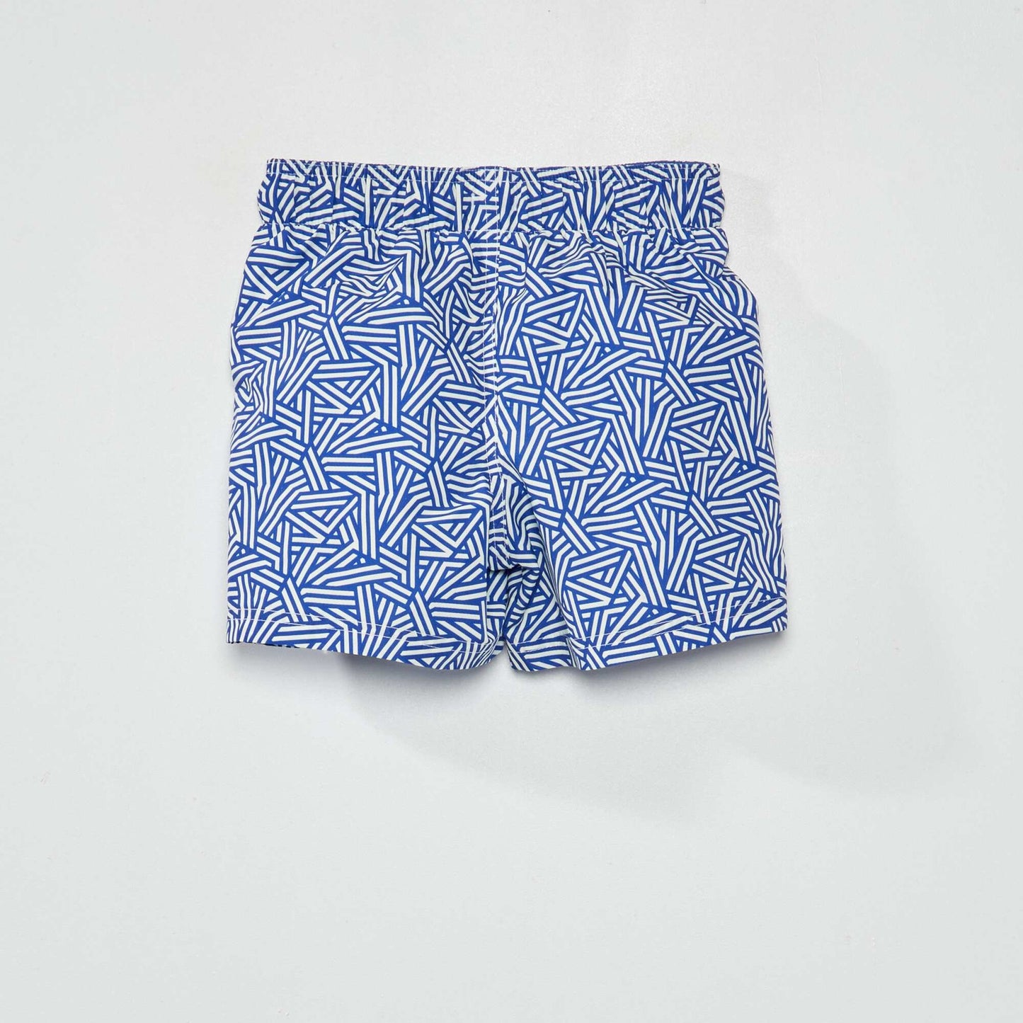 Printed swim shorts BLUE