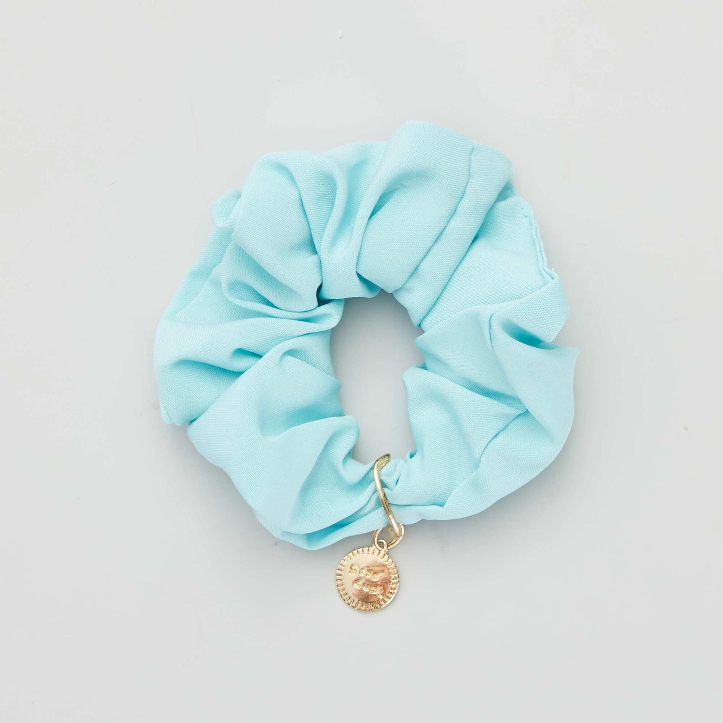 Scrunchie with medallion BLUE