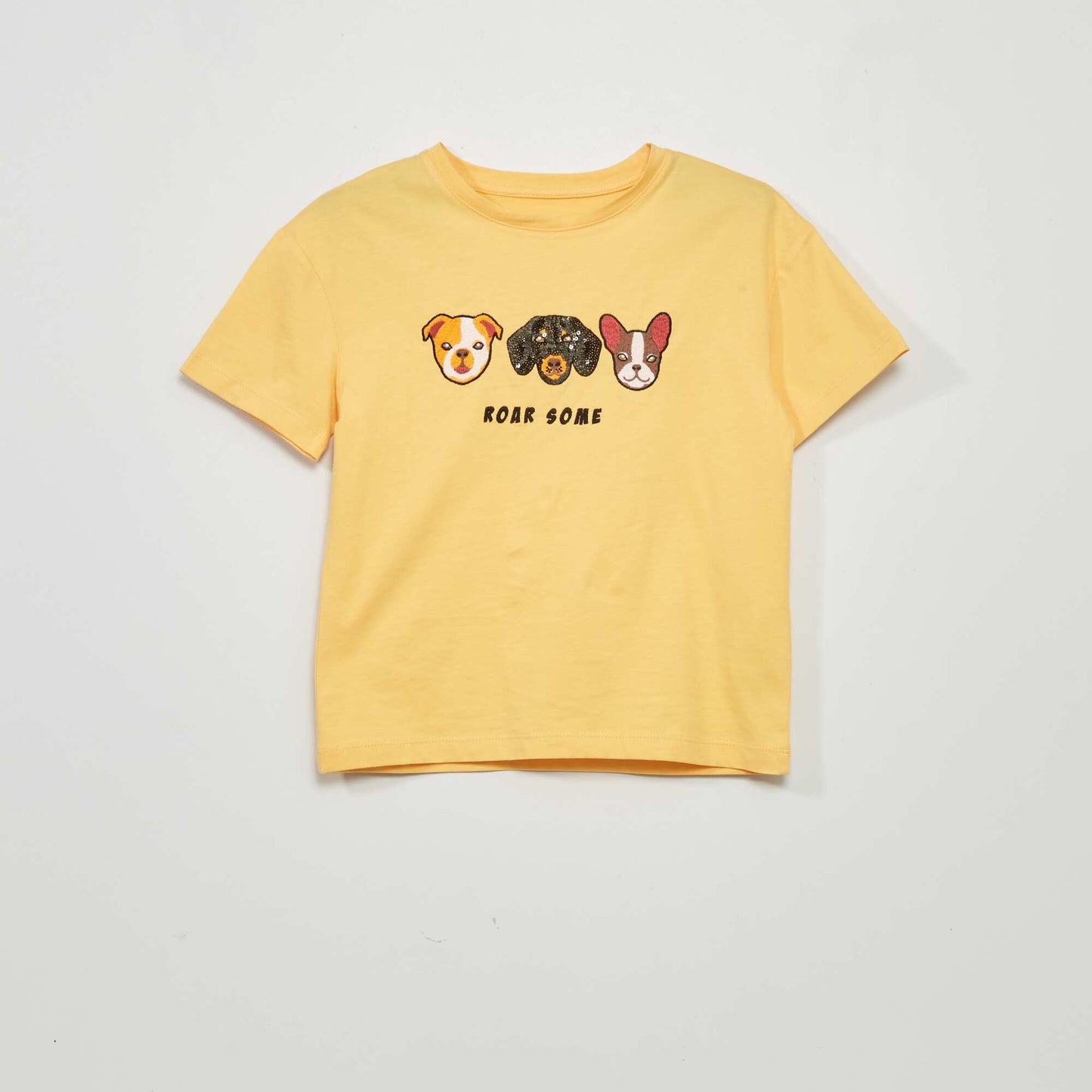 T-shirt with design YELLOW – Kiabi Arabie