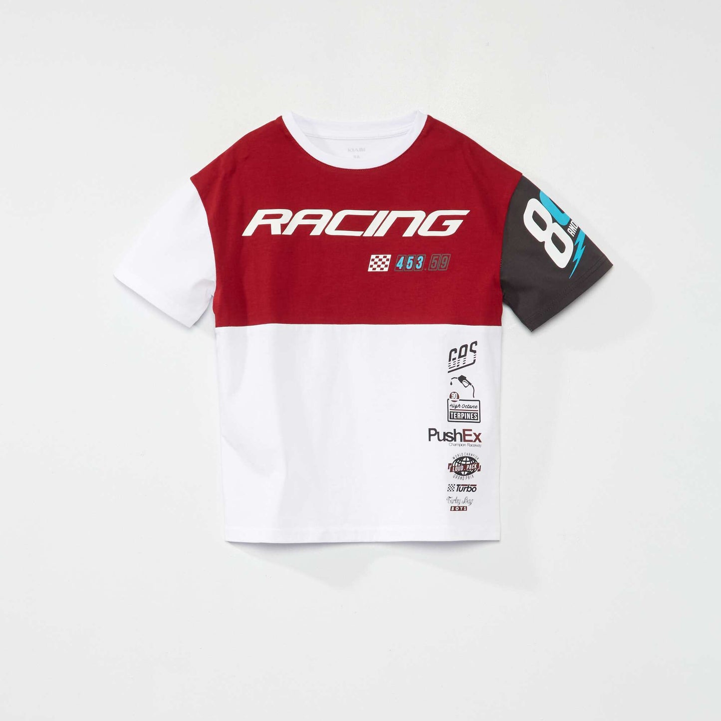 Short-sleeved racing T-shirt RED