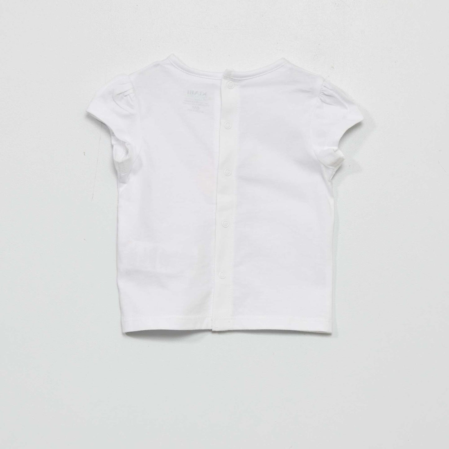 Printed jersey T-shirt WHITE
