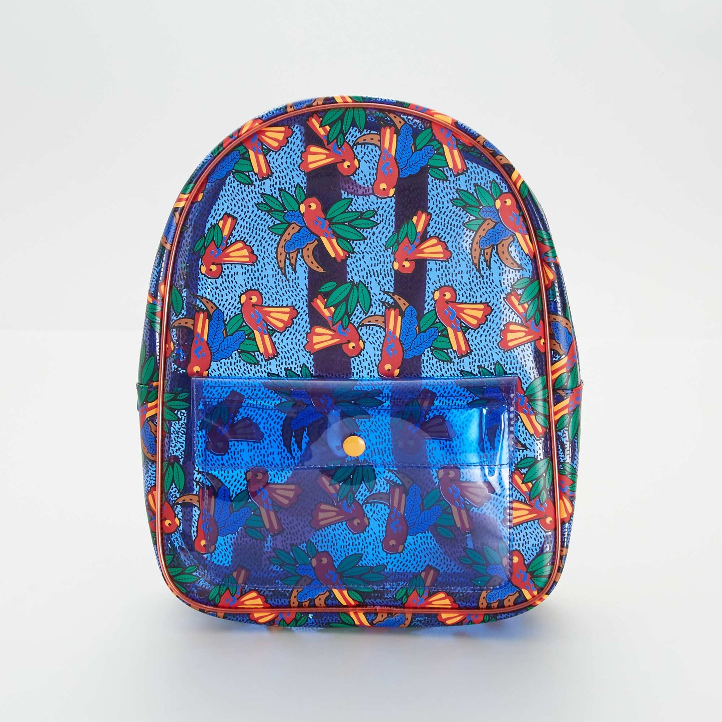 Transparent backpack multicoloured